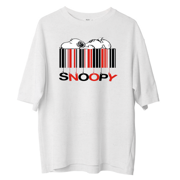 Snoopy Barcode - Oversize Tshirt