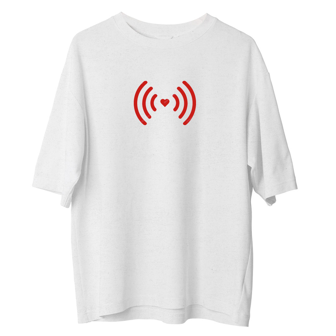 Heart Double Wifi - Oversize Tshirt