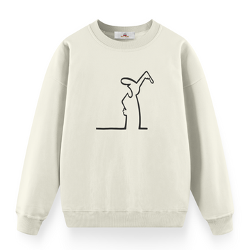 Lineman Here - Premium Oversize Sweatshirt