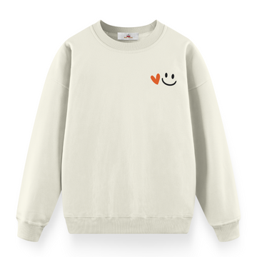 Smile Heart - Premium Çocuk Sweatshirt