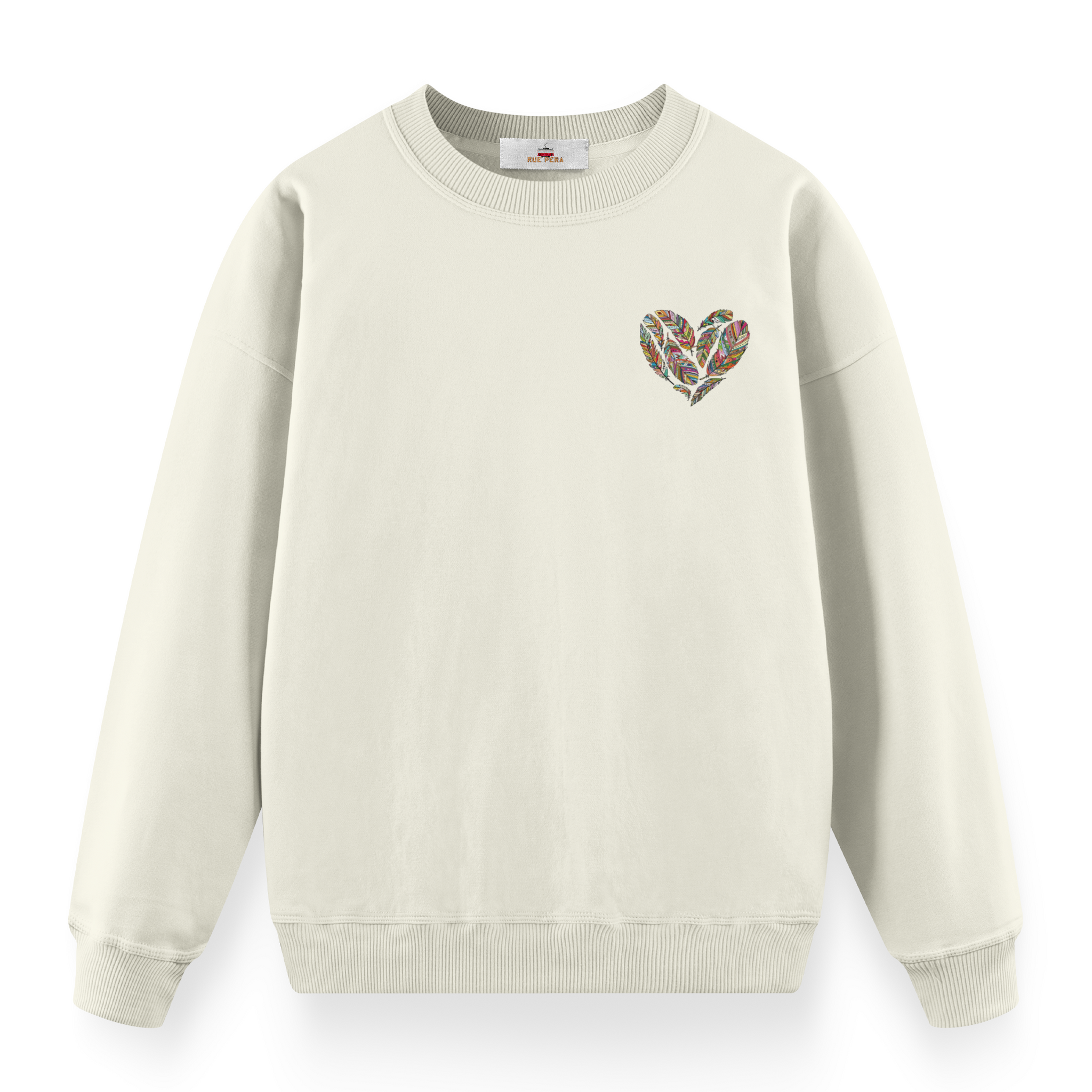 Feather Heart - Premium Oversize Sweatshirt