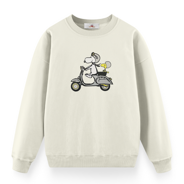 Snoopy and Bird - Premium Oversize Sweatshirt