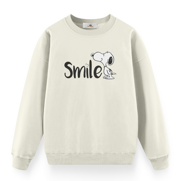 Smile Snoopy - Premium Oversize Sweatshirt