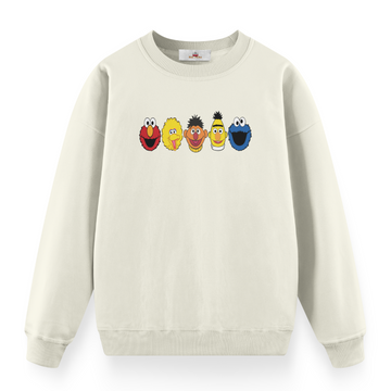 Sesame Street Friends - Premium Oversize Sweatshirt