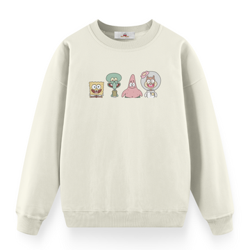 Spongebob Friends - Premium Oversize Sweatshirt