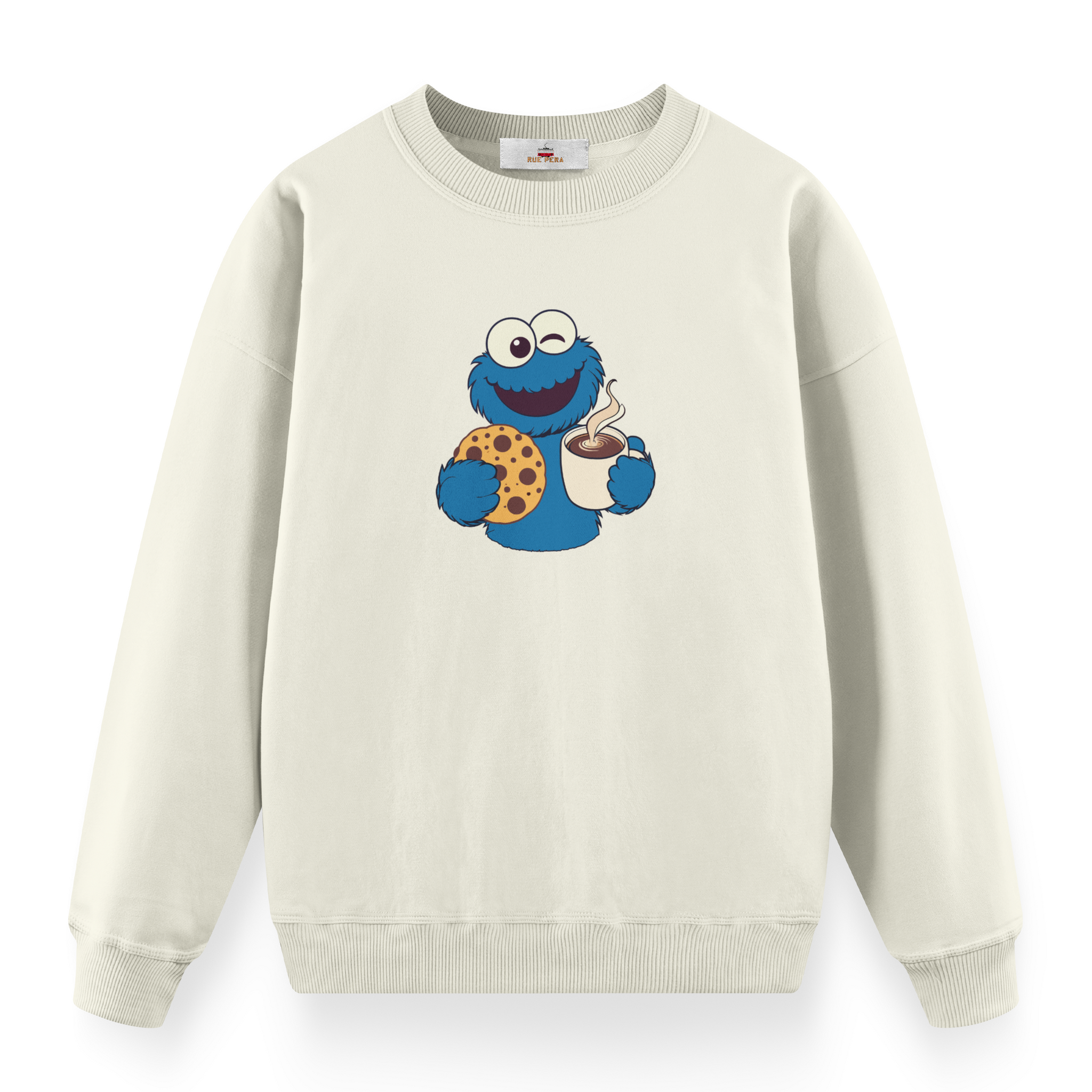 Cookie and Coffee Time - Premium Oversize Sweatshirt