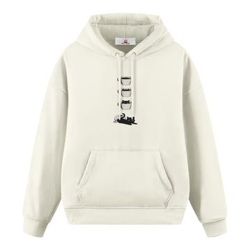 Coffee Cat - Premium Oversize Hoodie