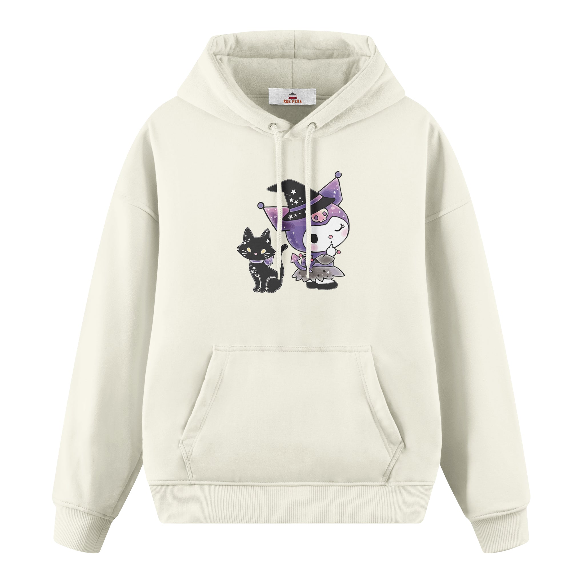 Kuromi and Cat - Premium Çocuk Hoodie