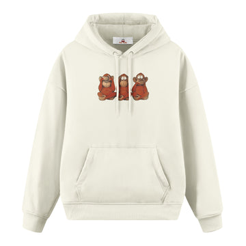 Three Monkeys - Premium Oversize Hoodie