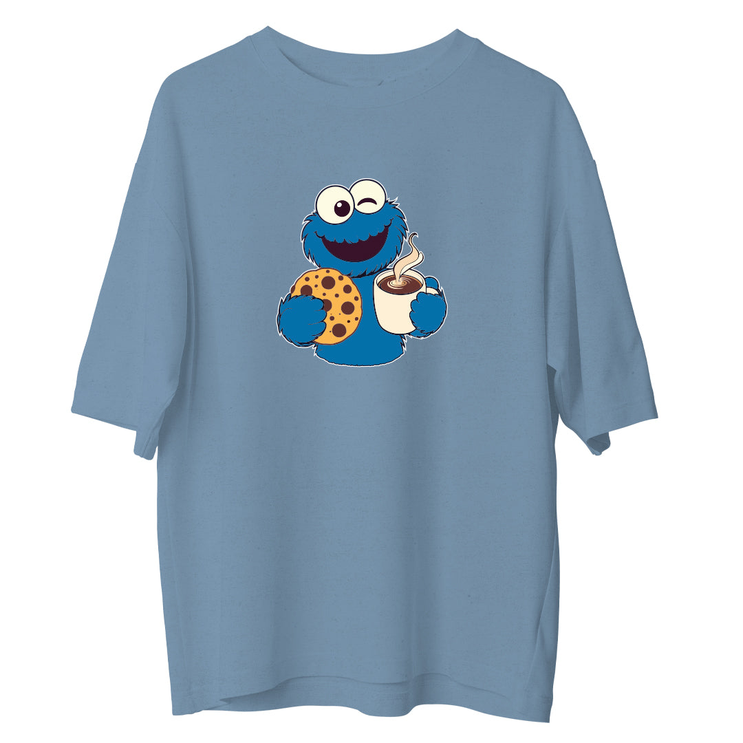 Cookie and Coffee Time - Oversize Tshirt Outlet