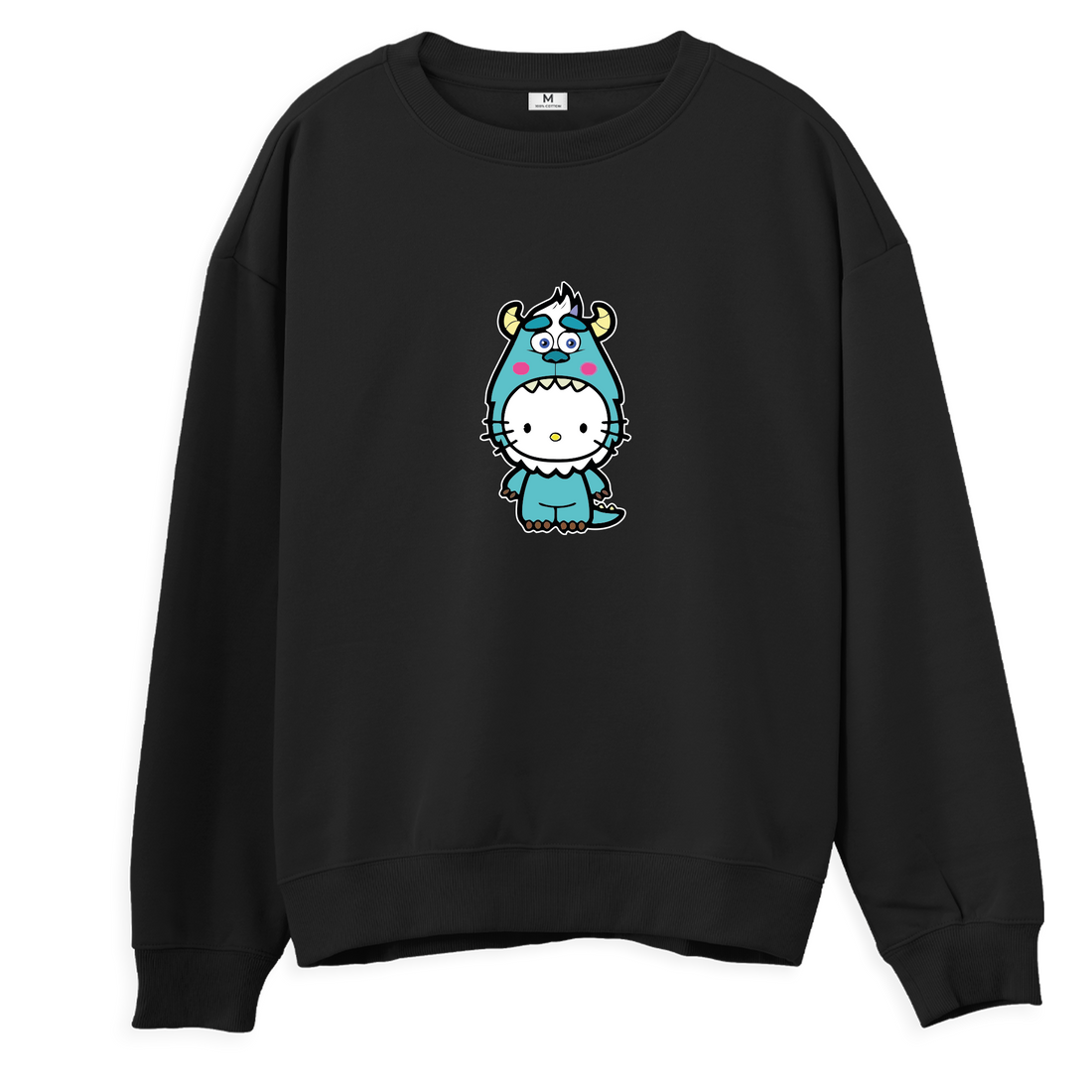 Kitty Monster Blue - Sweatshirt -Regular