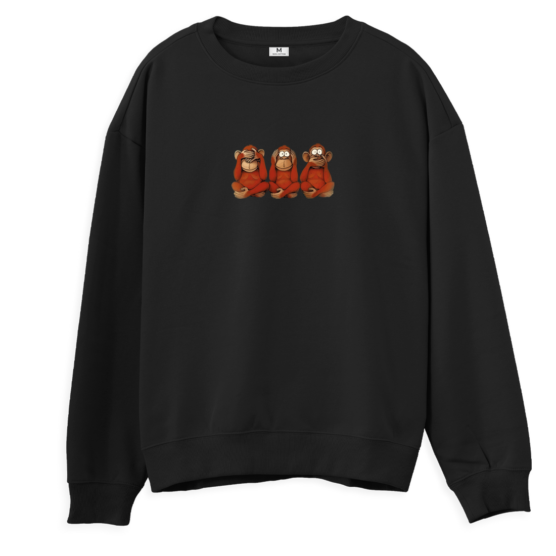 Three Monkeys - Sweatshirt -Regular