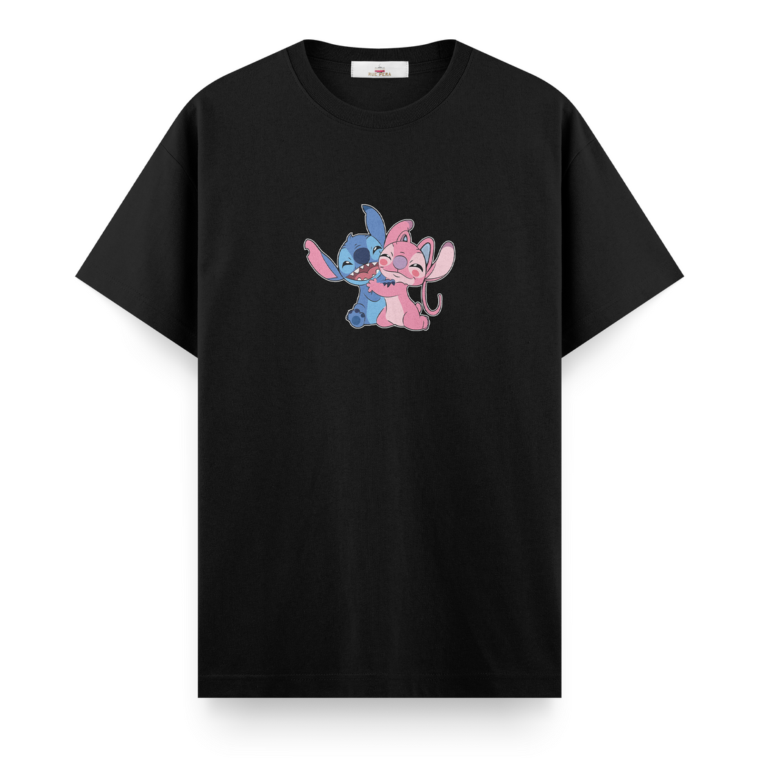 Stitch and Angel - Çocuk Tshirt