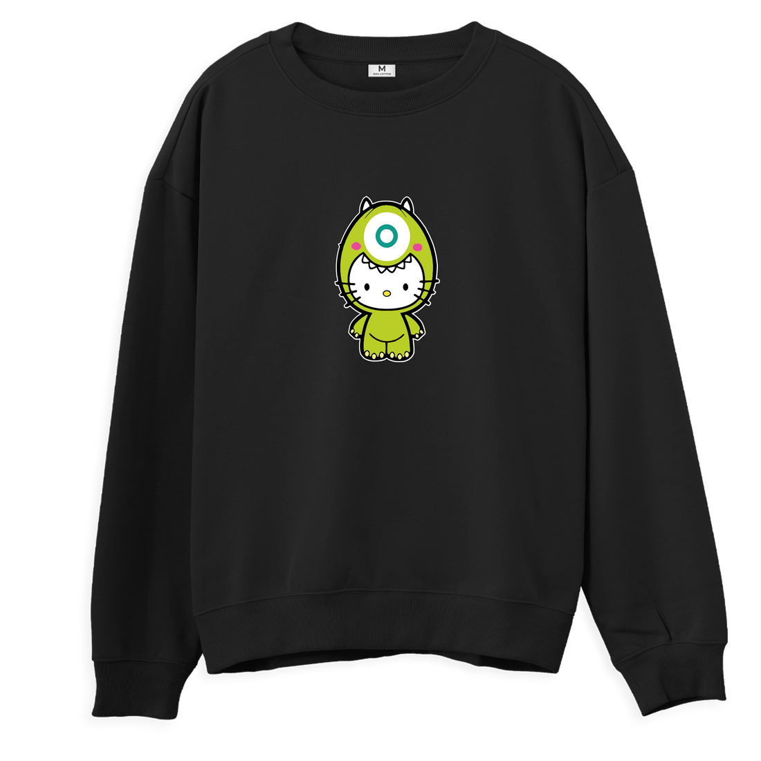 Kitty Monster Green - Sweatshirt -Regular