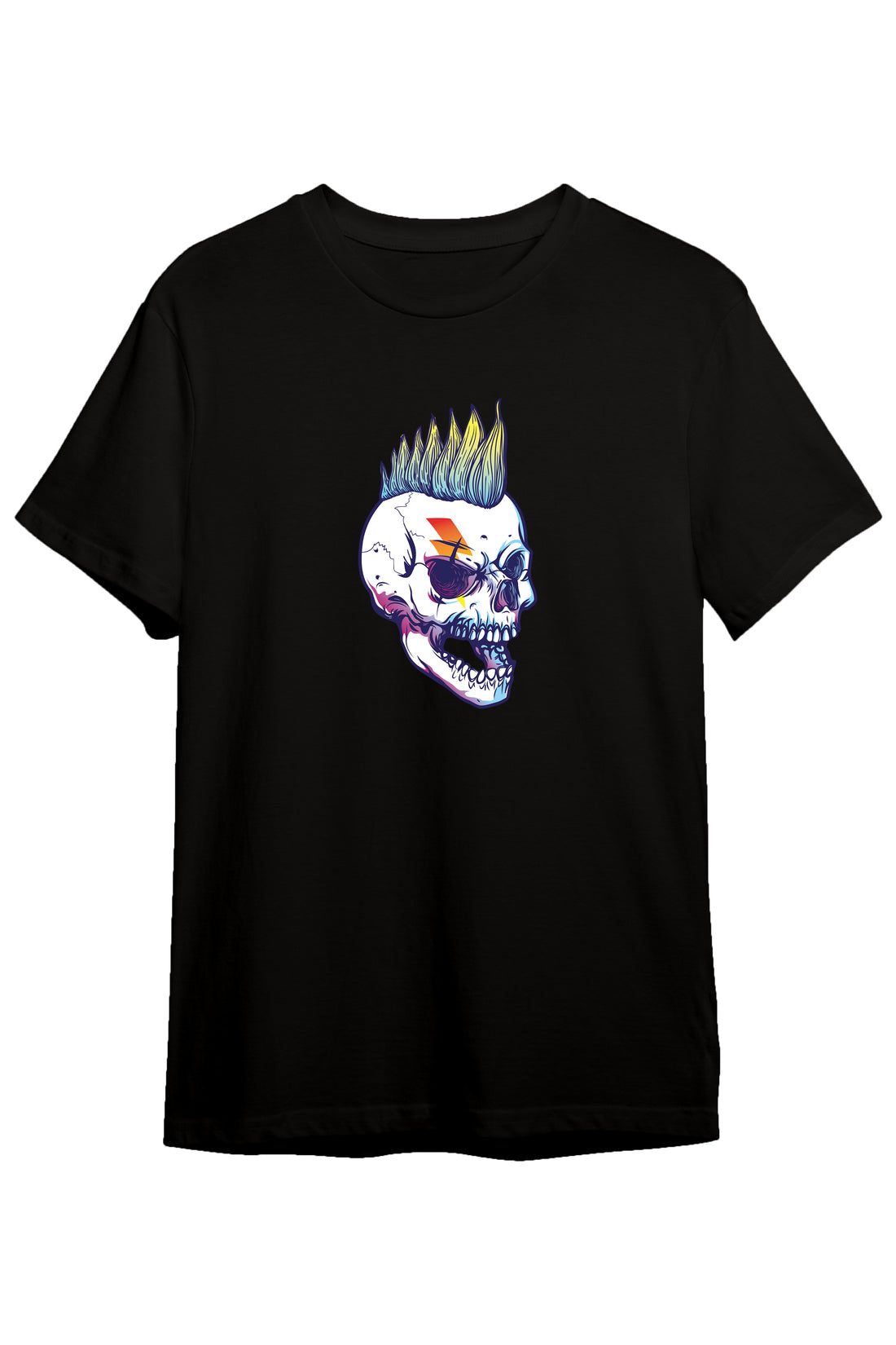 Punky Skull - Regular Tshirt