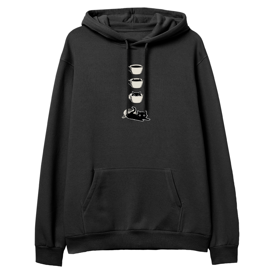 Coffee Cat - Hoodie - Regular