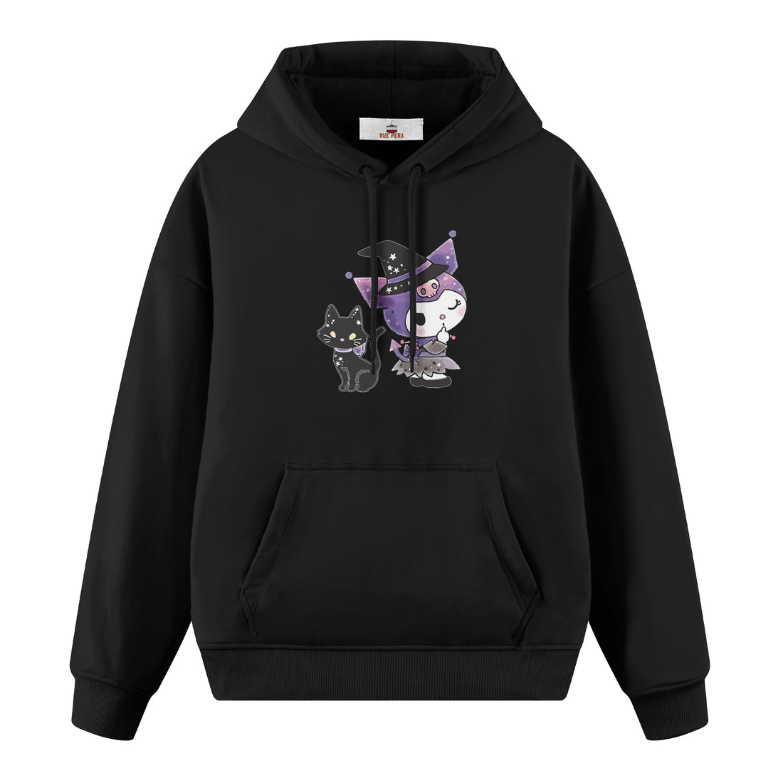 Kuromi and Cat - Premium Çocuk Hoodie