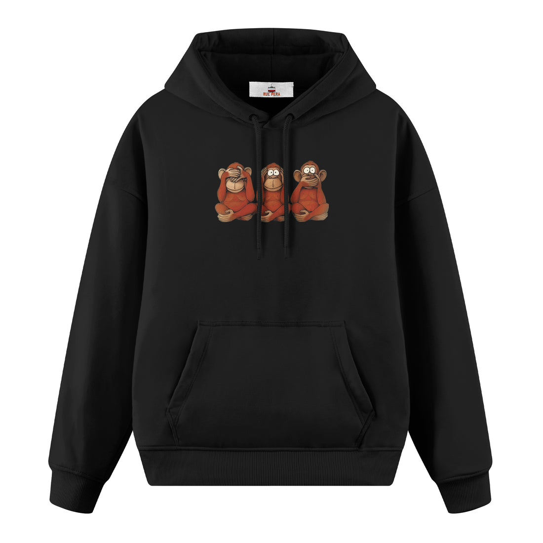 Three Monkeys - Premium Oversize Hoodie